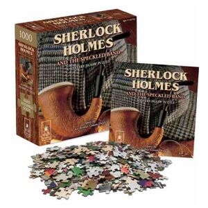 Classic Mystery Jigsaw Puzzle, Sherlock Holmes, 1,000 Piece Jigsaw Puzzle NWT